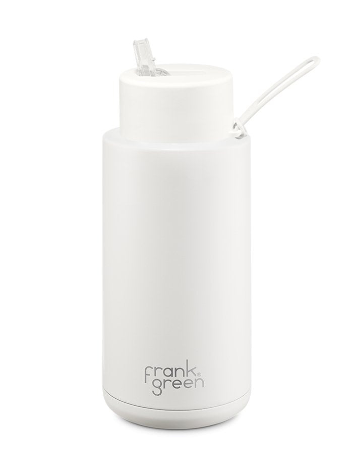 Cloud - Limited Edition Ceramic Reusable Bottle (Straw) - 34oz / 1,000ml - Sare StoreFrank GreenDrink Bottle