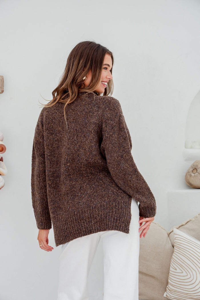 Coco Slouch Knit - Chocolate - Sare StoreSare StoreKnit