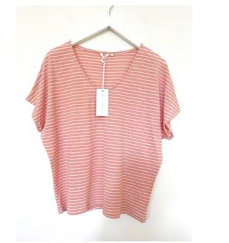 Cody Tee - Pink Stripe - Sare StoreLittle LiesTops