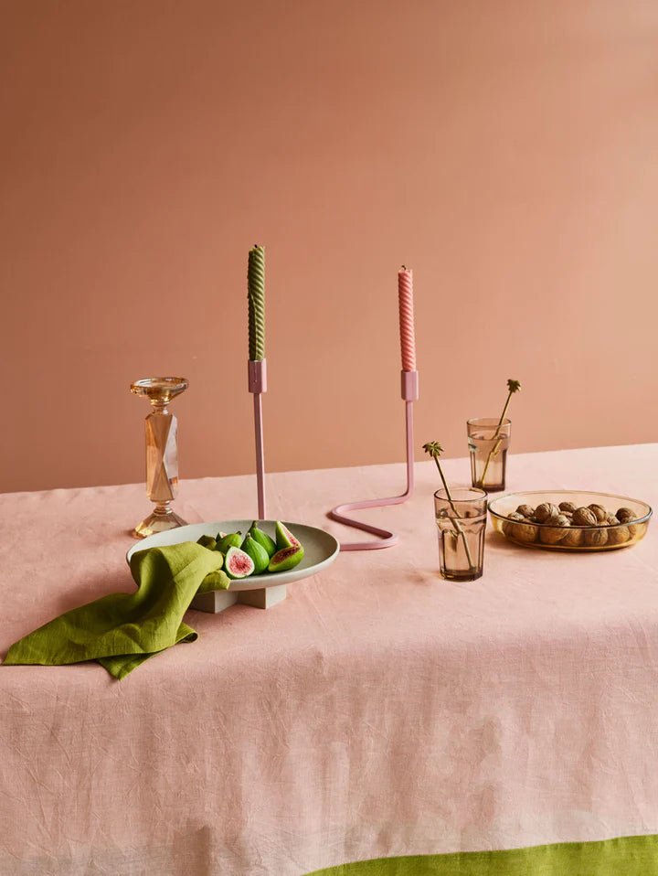 Colourblock Tablecloth - Peach - Sare StoreMosey MeTablecloth