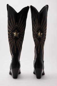 Constance Boots - Black Metallic Gold - Sare StoreBilliniBoots