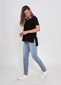 Cooper Tee- Black - Sare StoreLeoni AustraliaT-shirt