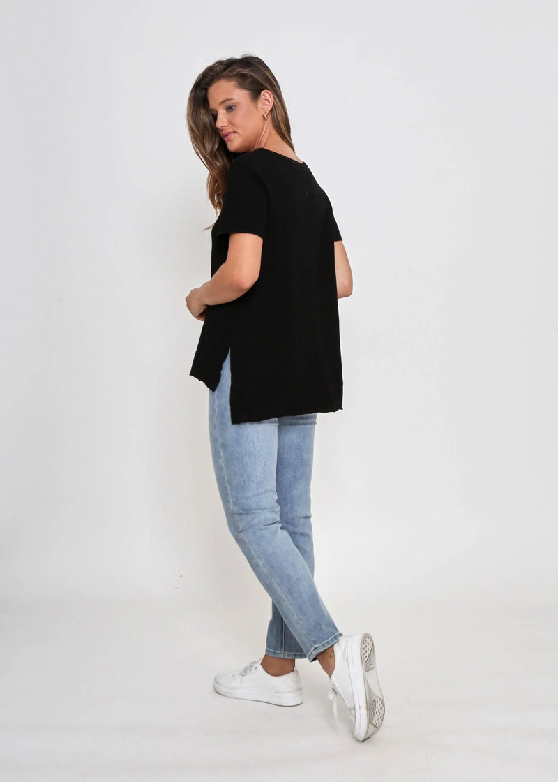 Cooper Tee- Black - Sare StoreLeoni AustraliaT-shirt