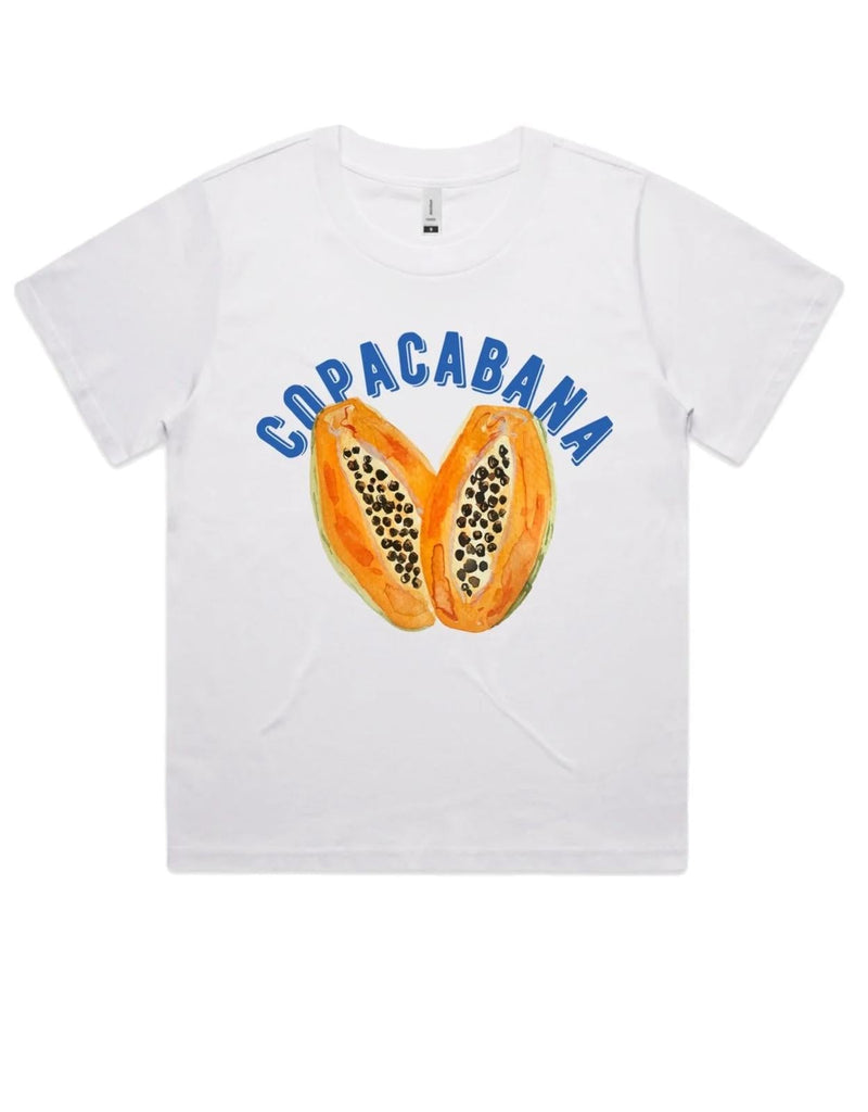 Copacabana Tropical T-Shirt - White - Sare StoreMaku The LabelTee