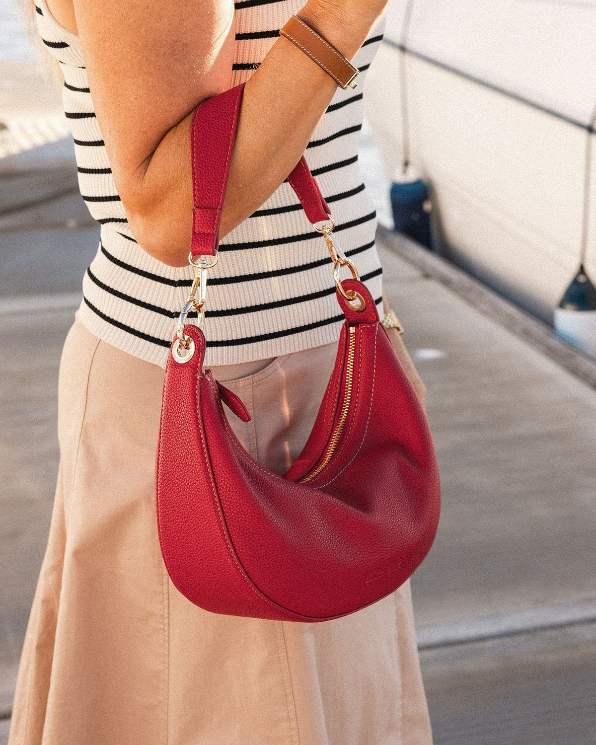 Corfu Handbag Red - Sare StoreLouenhideHandbag