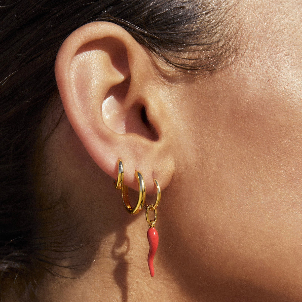 Cornicello Red Charm Earrings - Sare StoreArms Of EveJewellery