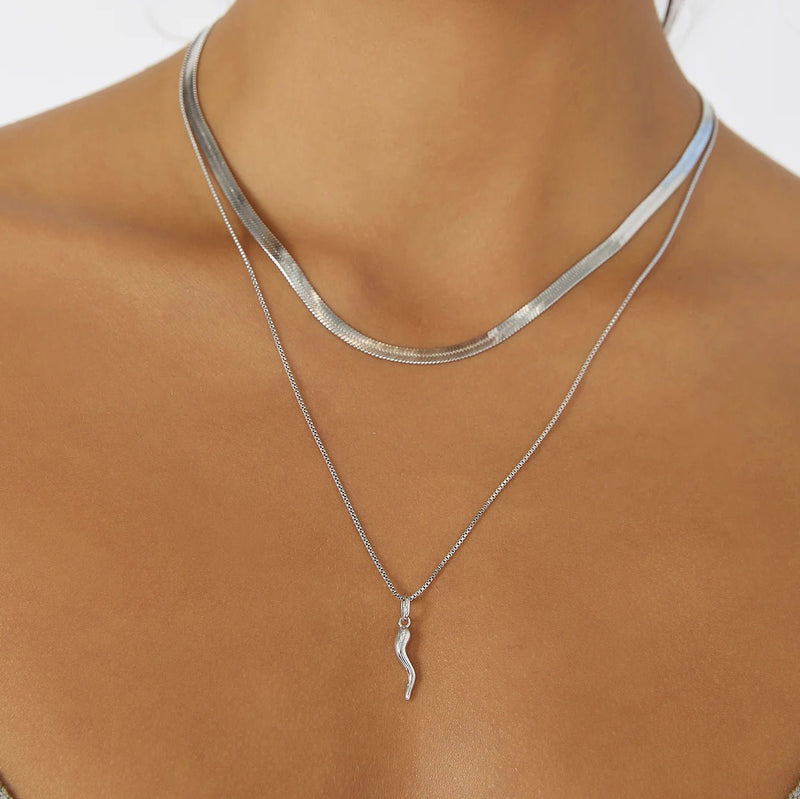 Cornicello Silver Charm Necklace - Sare StoreArms Of EveNecklace