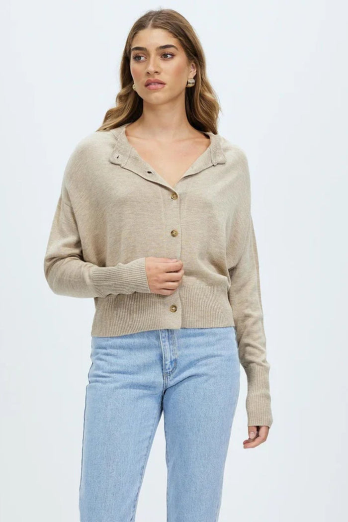 Dacey Cardigan - Oatmeal - Sare StoreWhite by FTLCardigan