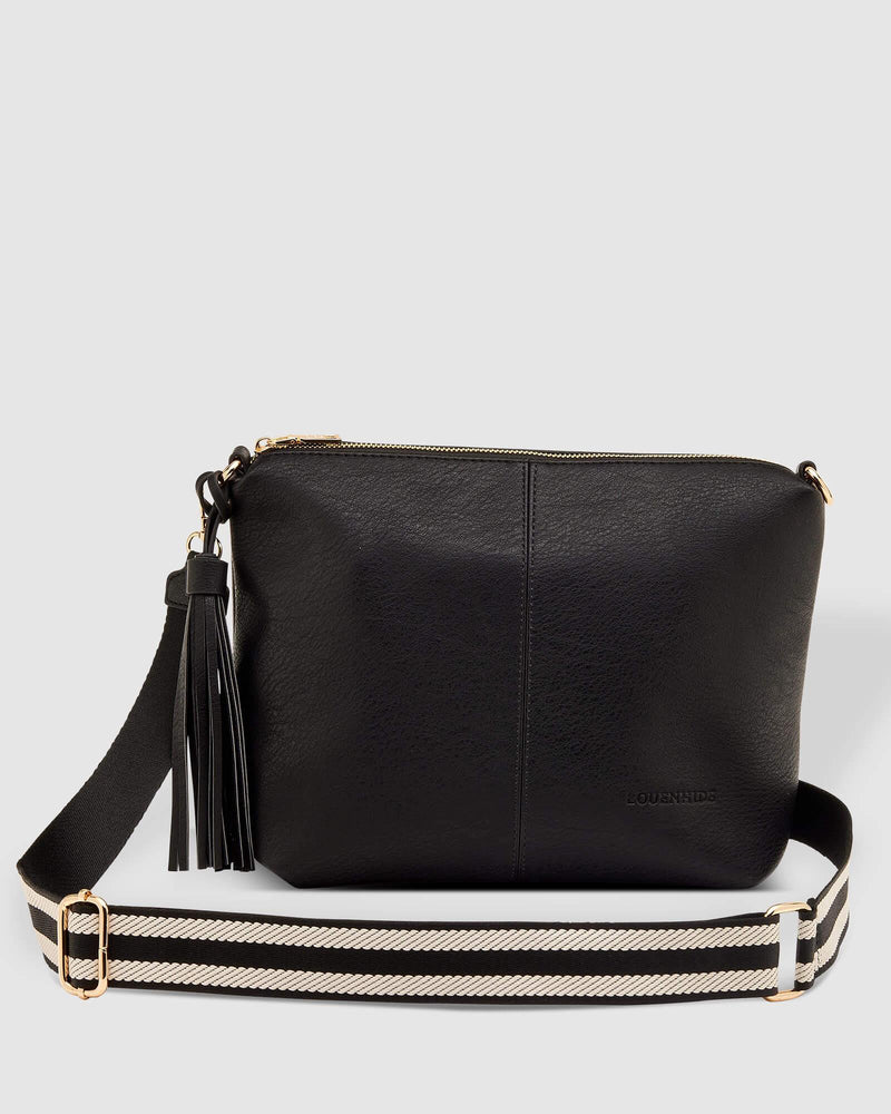 Daisy Crossbody Bag - Black Stripe - Sare StoreLouenhideHandbag