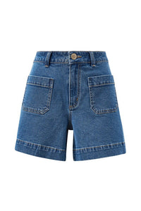 Denim Patch Pocket Short - Fresh Indigo - Sare StoreCeres LifeShorts