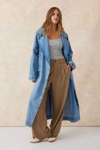 Denim Trench Coat - Sare StoreCeres Lifetrench