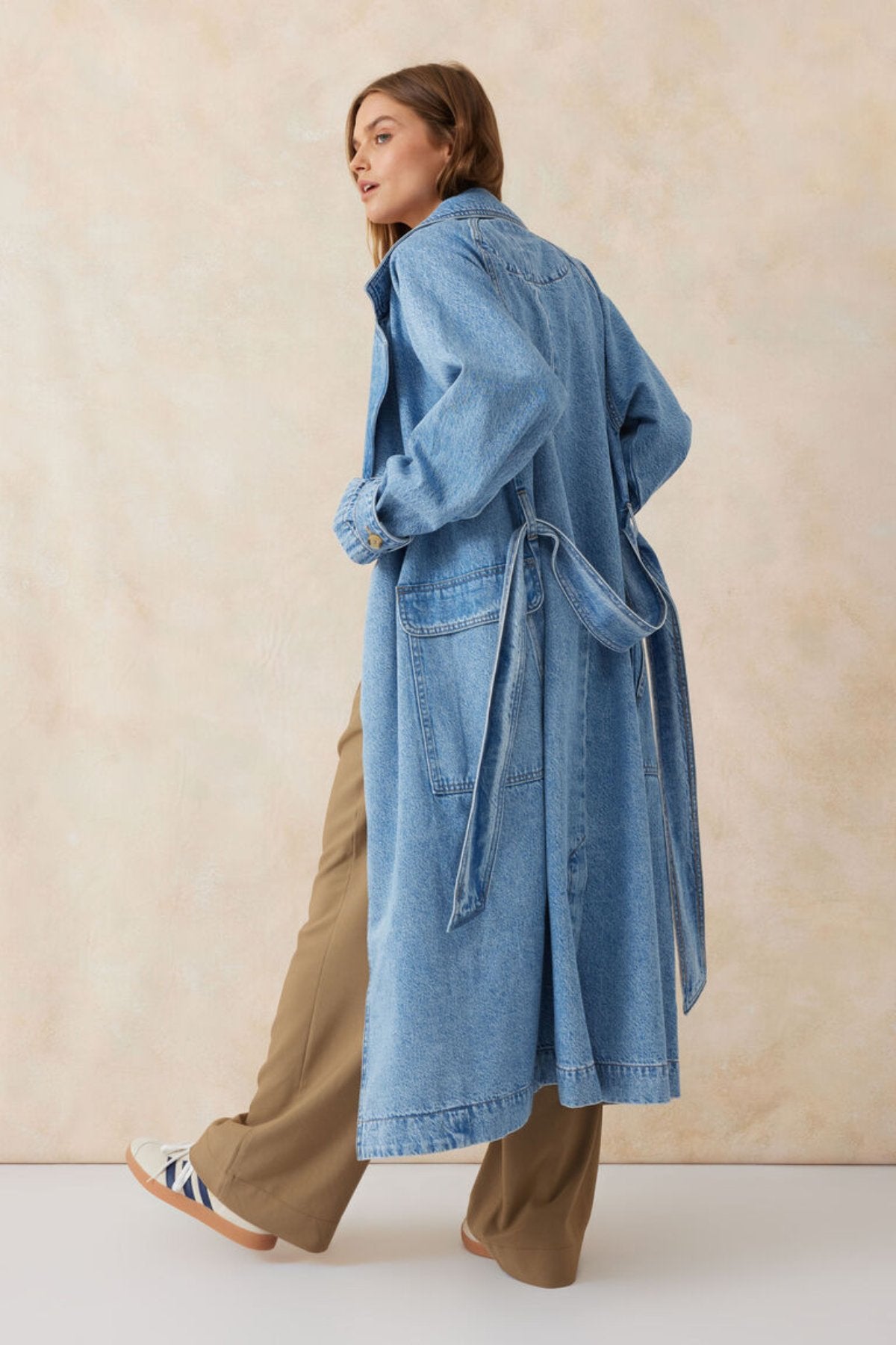 Denim Trench Coat - Sare StoreCeres Lifetrench