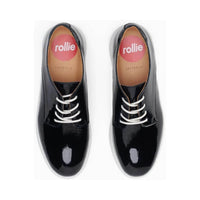 Derby City- Black Crinkle Patent - Sare StoreRollie NationShoes