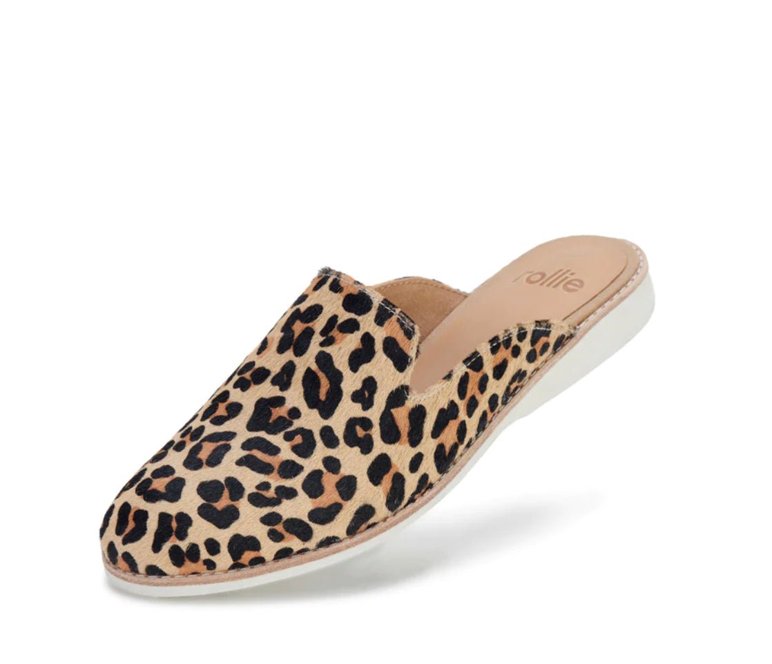 Derby Mule Camel Leopard - Sare StoreRollie NationShoes