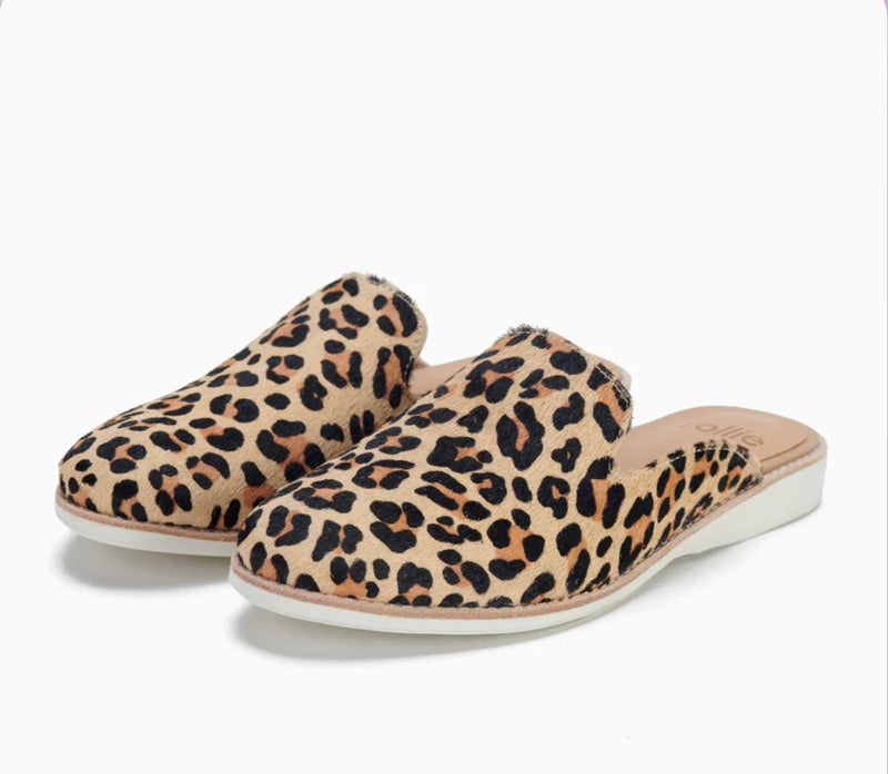 Derby Mule Camel Leopard - Sare StoreRollie NationShoes