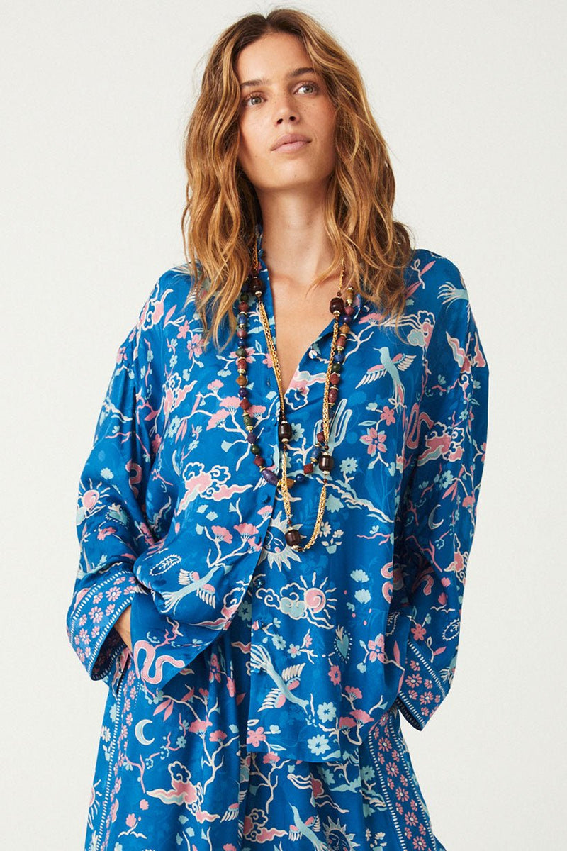 Desert Bandita Shirt - Cobalt - Sare StoreSPELL