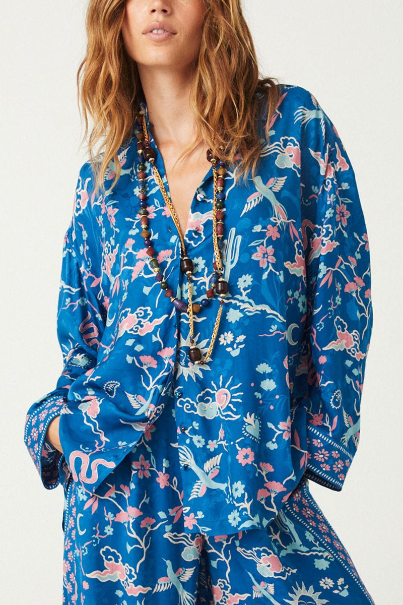 Desert Bandita Shirt - Cobalt - Sare StoreSPELL