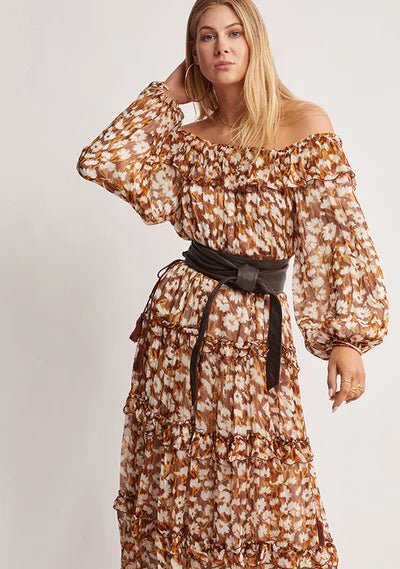 Desert Floral Print Midi Dress - Sare StoreMOS The LabelDress