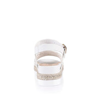 Disco Footbed Sandals - White Smooth - Sare StoreVerali ShoesSandals