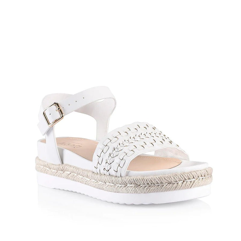 Disco Footbed Sandals - White Smooth - Sare StoreVerali ShoesSandals