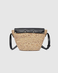 Dixie Straw Crossbody Bag - Natural Black - Sare StoreLouenhideCrossbody Bag