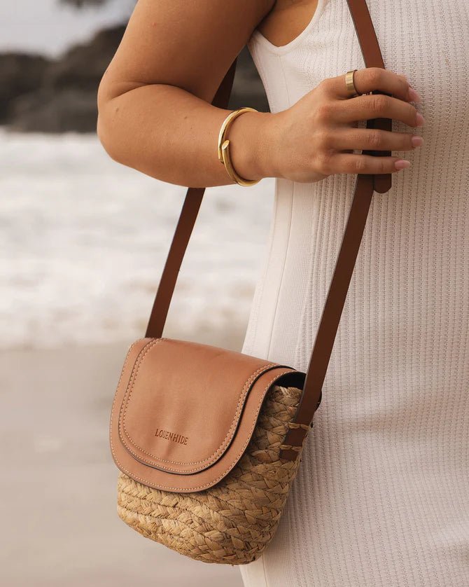 Dixie Straw Crossbody Bag - Natural Tan - Sare StoreLouenhideCrossbody Bag