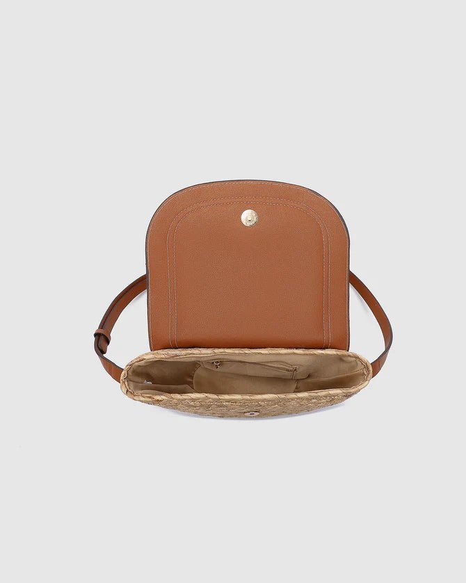 Dixie Straw Crossbody Bag - Natural Tan - Sare StoreLouenhideCrossbody Bag