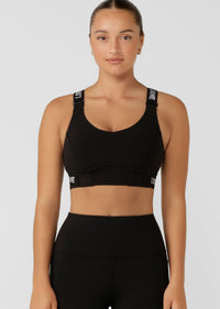 Easy Adjust Sports Bra - Black - Sare StoreLorna JaneBra