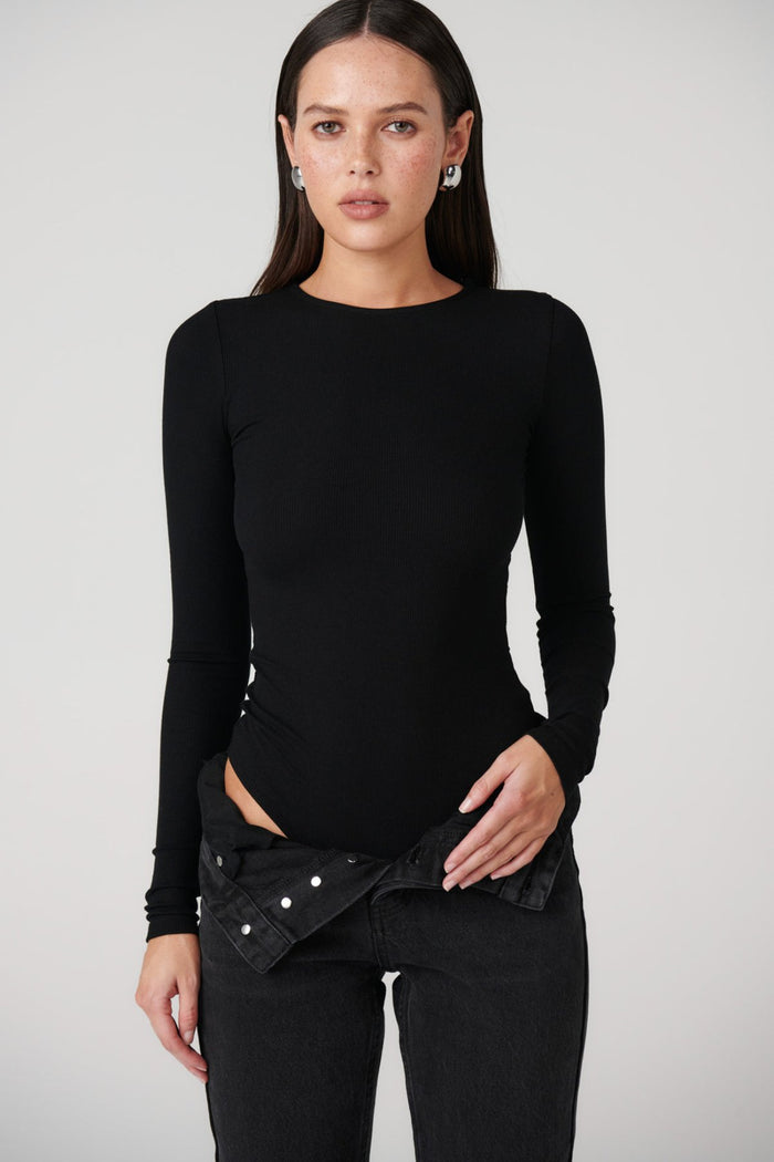 Elise Bodysuit - Black - Sare StoreBayse BrandBodysuit
