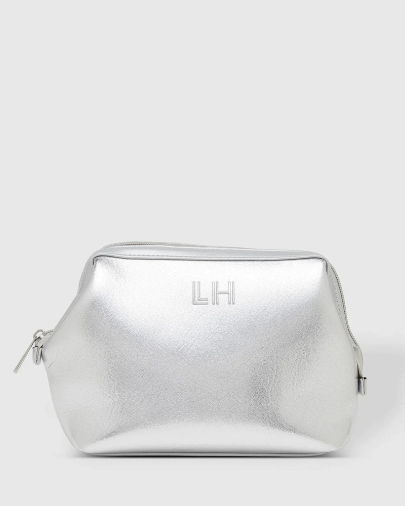 Eliza Neoprene Makeup Bag - Silver - Sare StoreLouenhidecosmetic bag