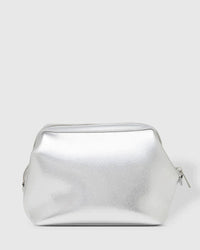 Eliza Neoprene Makeup Bag - Silver - Sare StoreLouenhidecosmetic bag