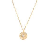 Emilia Eye Necklace Gold - Sare StoreJolie & DeenNecklace