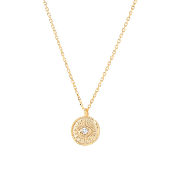 Emilia Eye Necklace Gold - Sare StoreJolie & DeenNecklace