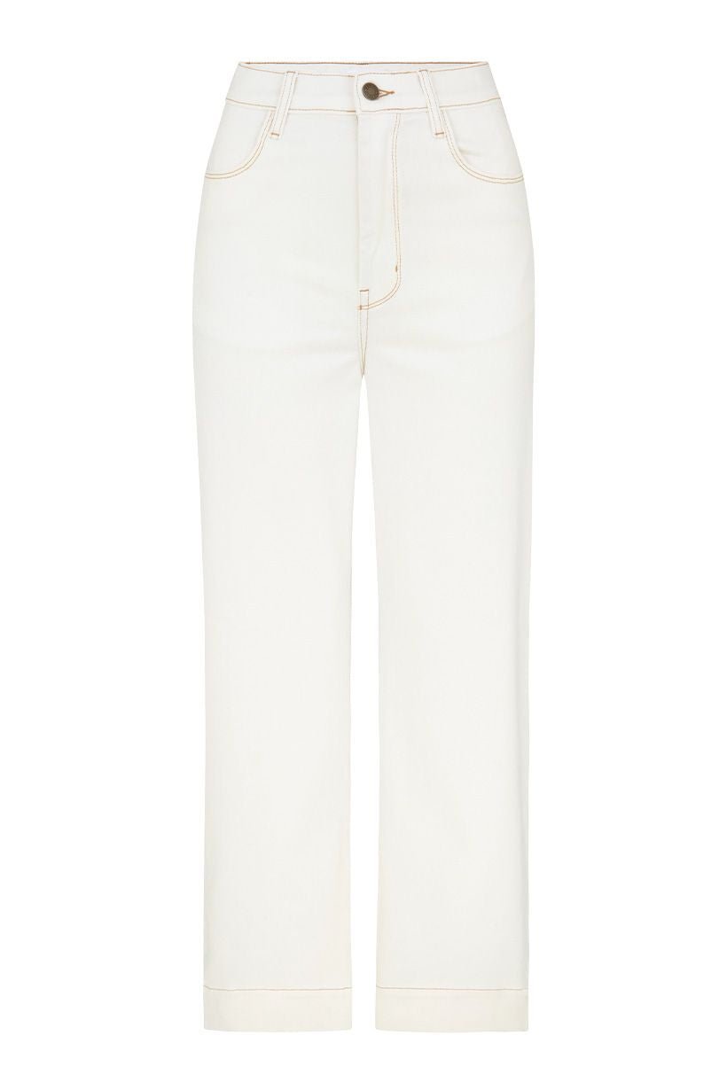 Eve Denim Cropped Jeans - Salt - Sare StoreSPELLJeans