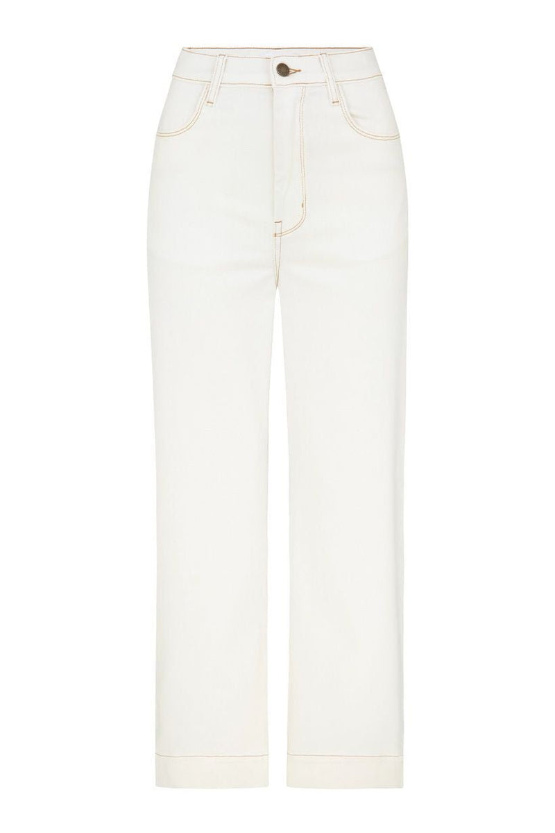Eve Denim Cropped Jeans - Salt - Sare StoreSPELLJeans