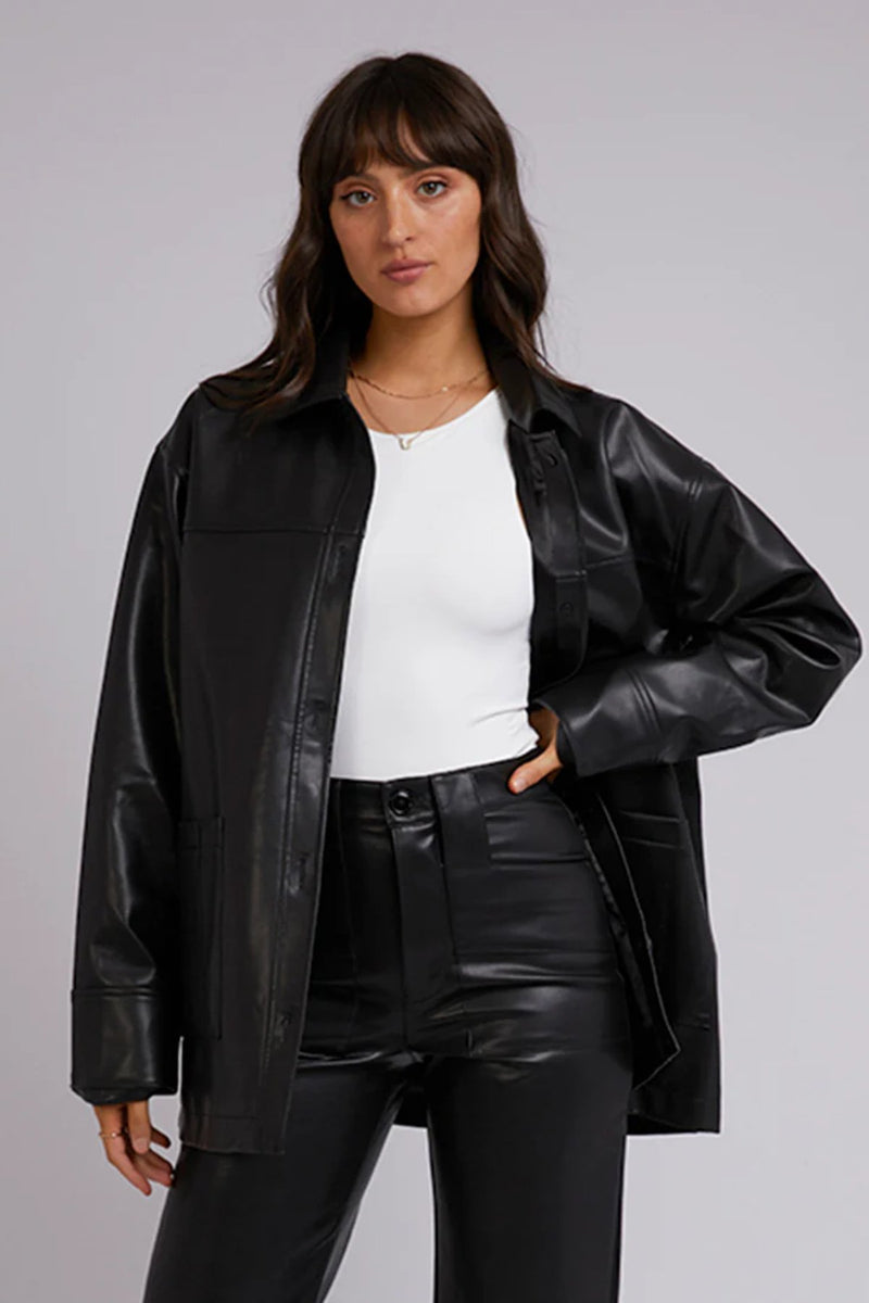 Eve Luxe Shacket - Black - Sare StoreAll About EveJacket