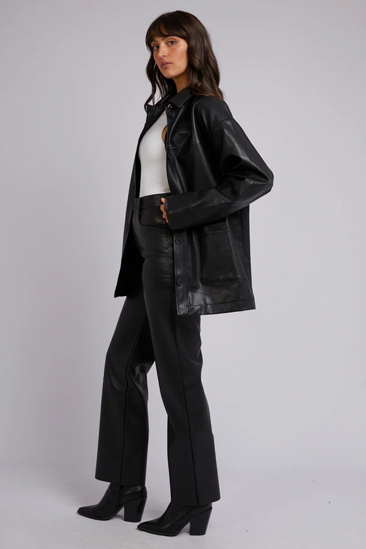 Eve Luxe Shacket - Black - Sare StoreAll About EveJacket