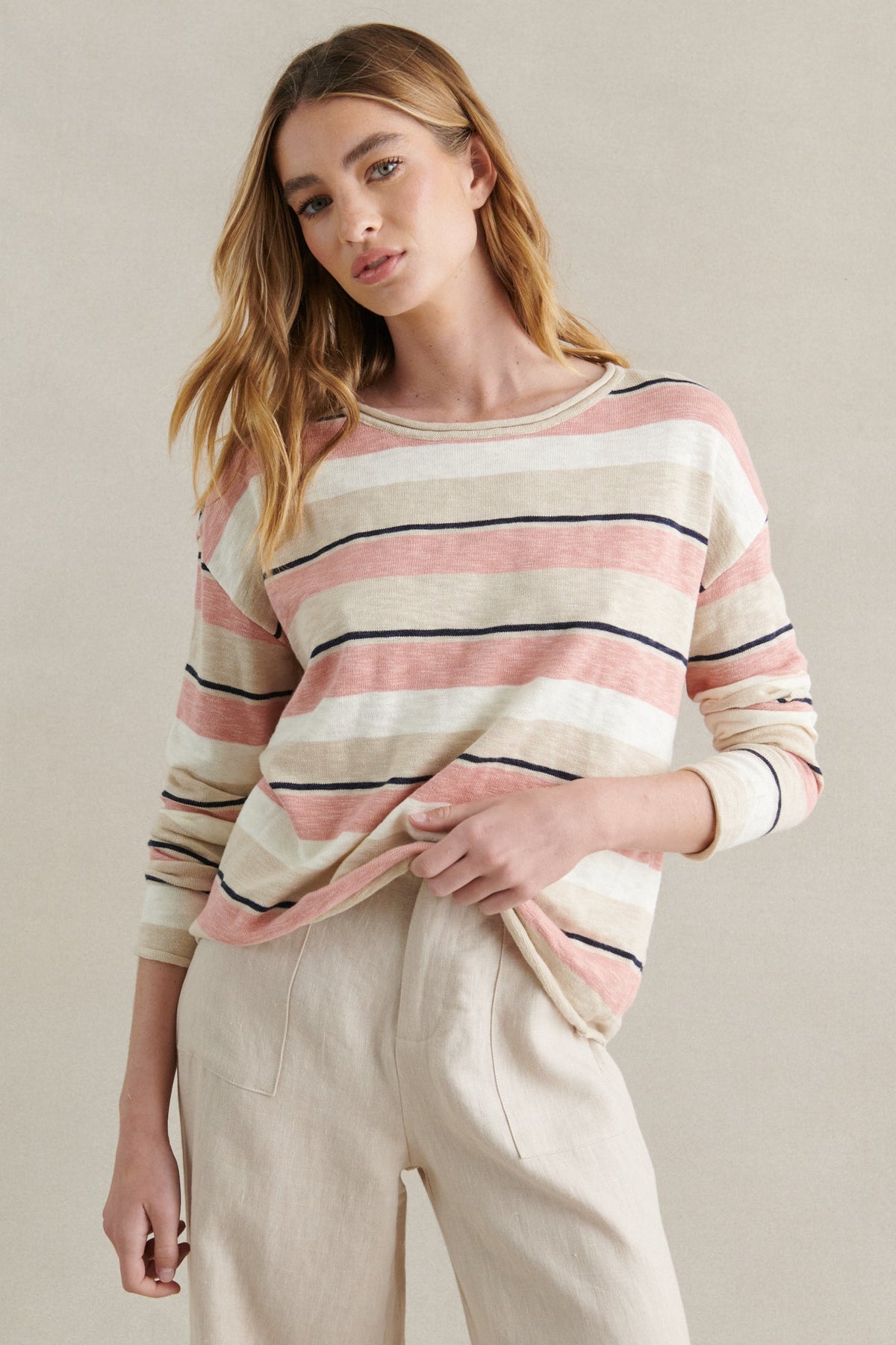 Ezra Top - Peach - Sare StoreLittle LiesTops