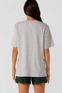 Faculty Relaxed Fit Tee - Grey Marle - Sare StoreLorna JaneT-shirt