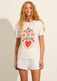 Fallen Hearts Classic Tee - Off White - Sare StoreAuguste The LabelTee