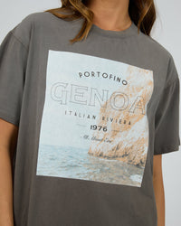 Genoa O/S Tee - Charcoal - Sare StoreSare StoreTee