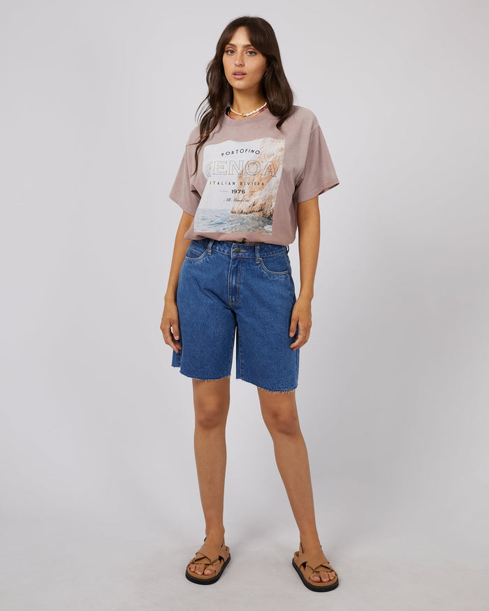 Genoa O/S Tee - Fawn - Sare StoreSare StoreTee