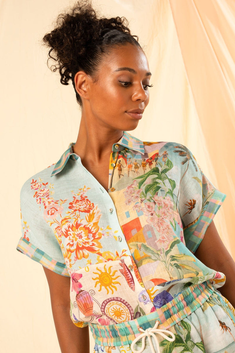 Gina Shirt - Multi - Sare StoreKachelShirt