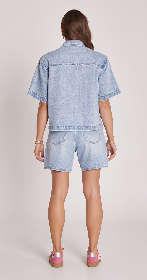 Grace Denim Shirt - Capri Blue - Sare StoreFeather and NoiseShirt