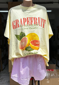 Grapefruit Paradise T-shirt Set - Sare StoreBy FrankieSet