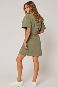 Hallie Dress - Khaki - Sare StoreCartel & WillowDress