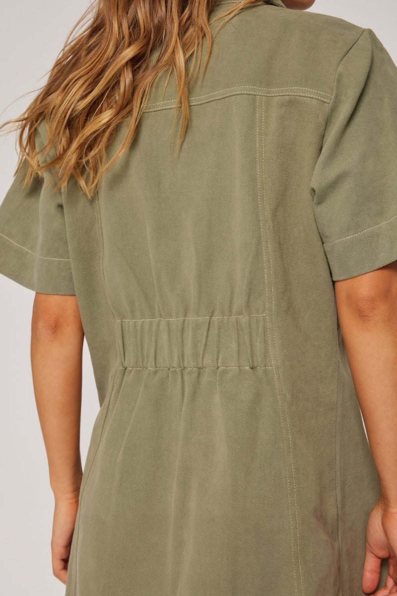 Hallie Dress - Khaki - Sare StoreCartel & WillowDress