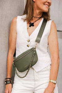 Halsey Sling Bag - Khaki - Sare StoreLouenhideHandbags