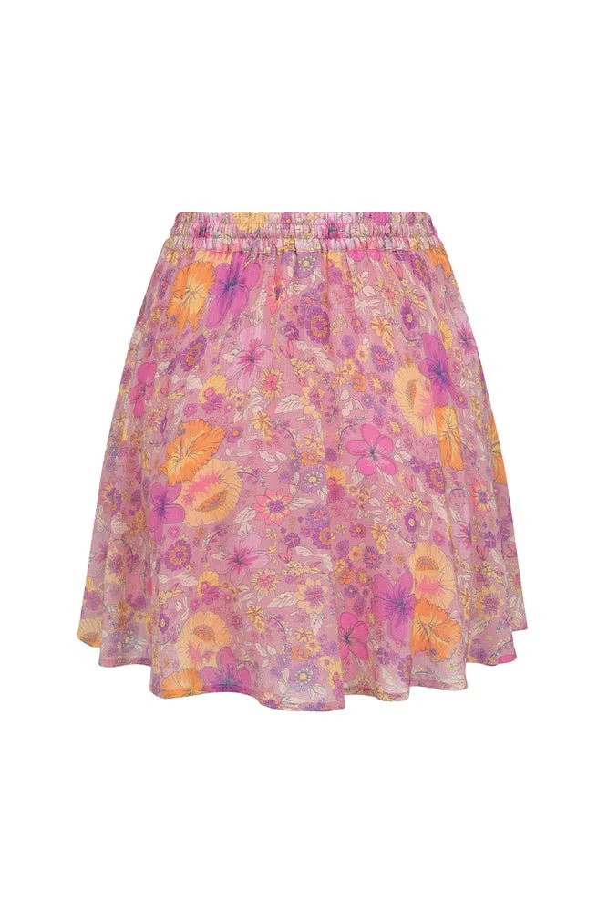 Hibiscus Lane Mini Skirt- Musk - Sare StoreSPELLSkirt