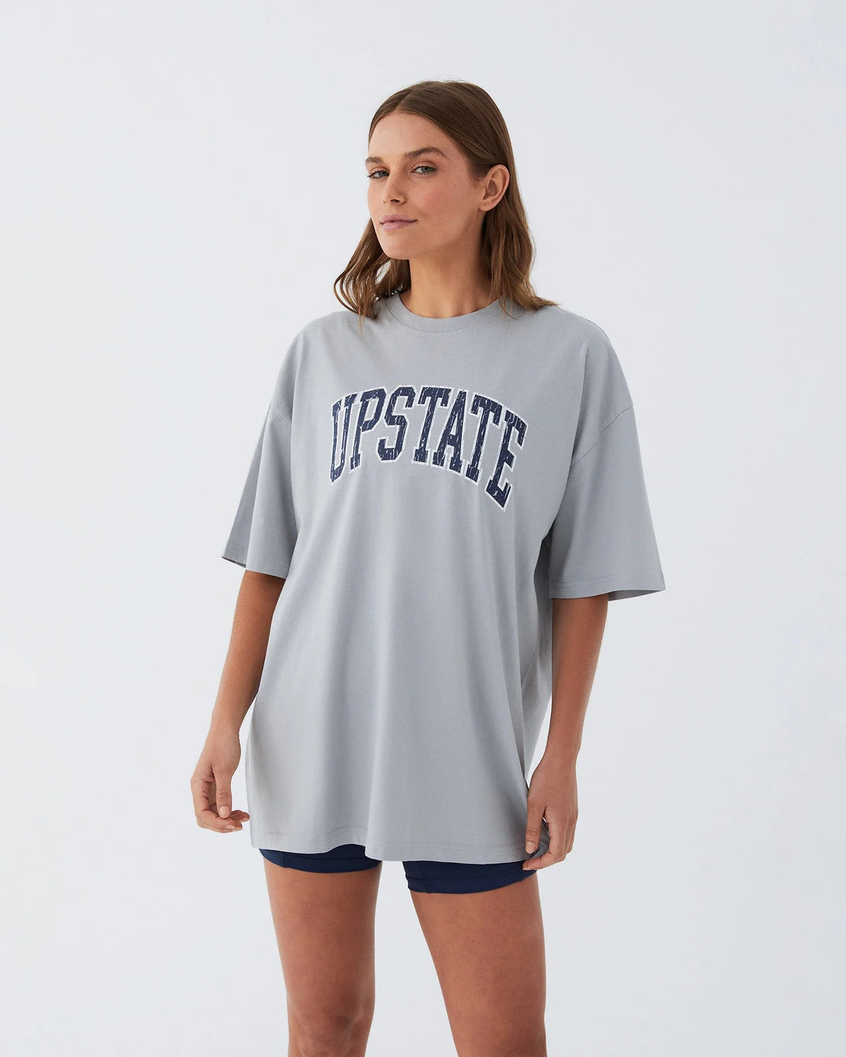 Hustle Tee - Winter Grey / Upstate Crackle - Sare StoreUpstate SportT-shirt